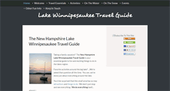 Desktop Screenshot of lake-winnipesaukee-travel-guide.com
