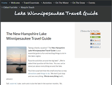 Tablet Screenshot of lake-winnipesaukee-travel-guide.com